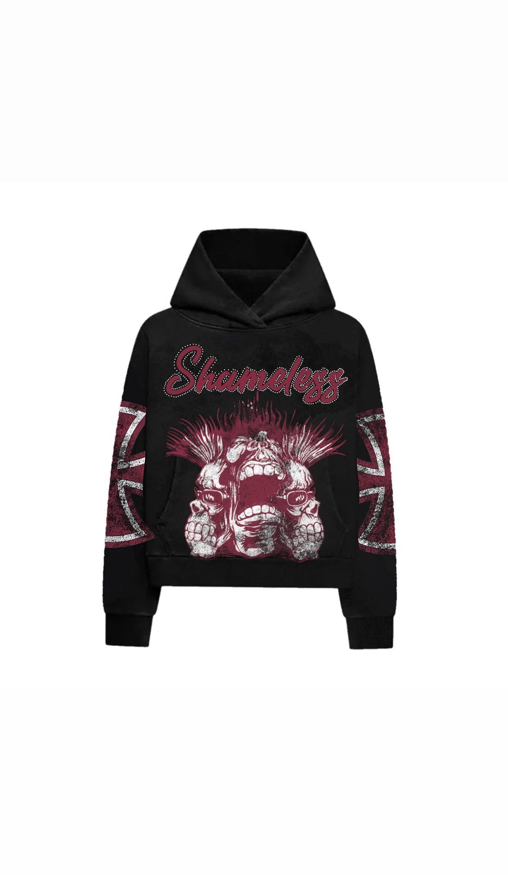 Red n Black Deadface Hoodie